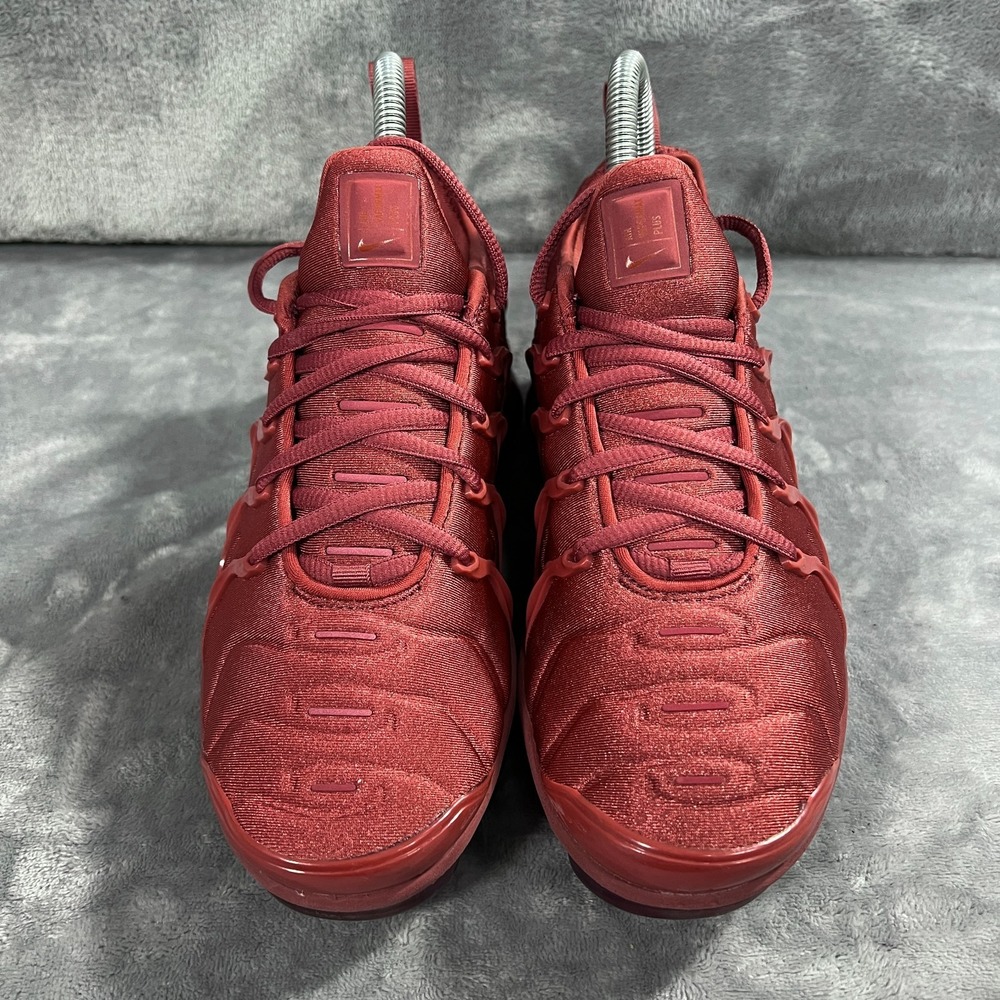 Nike Air VaporMax Plus Cedar Burgundy Shoes Womens 6 Red Sneakers FQ8878-661 - Picture 2 of 10
